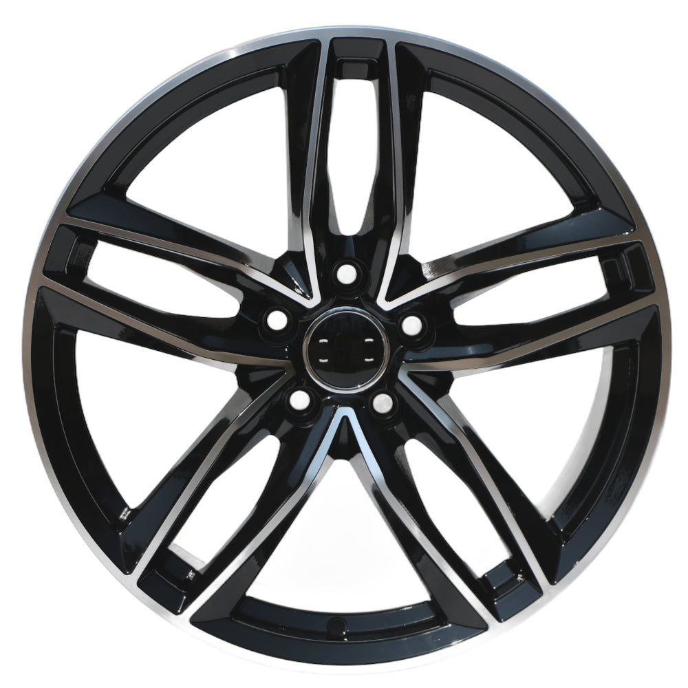 IPW W627 Black Machined Wheel