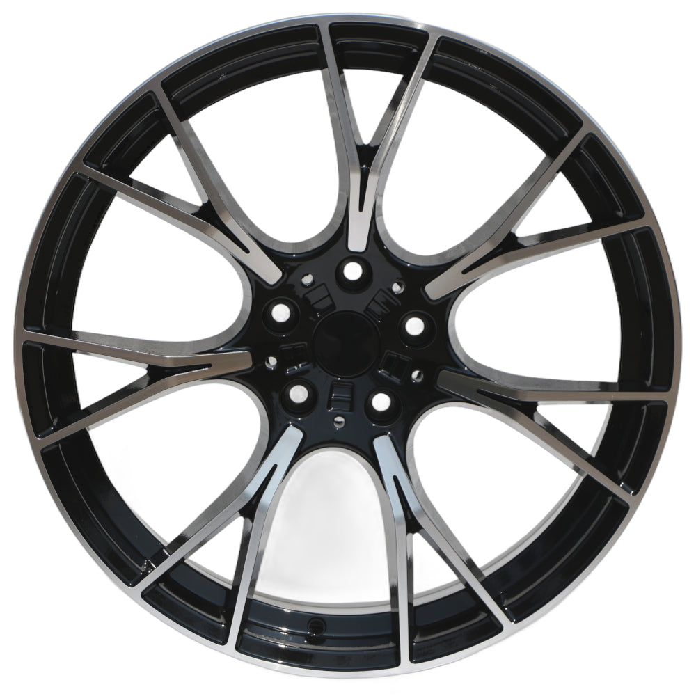 IPW W712 Black Machined Wheel