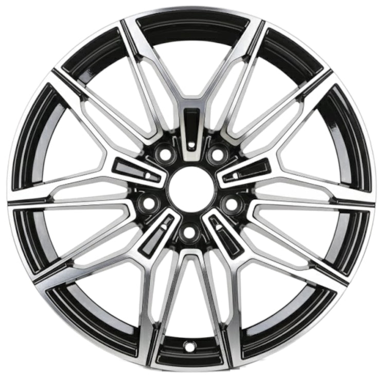 IPW W714 Black Machined Wheel