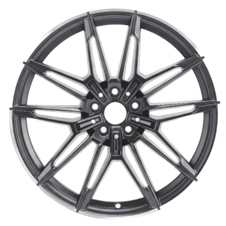IPW W714 Black Machined Wheel