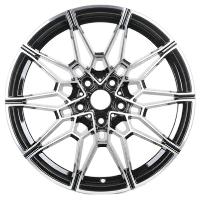 IPW W718 Black Machined Wheel
