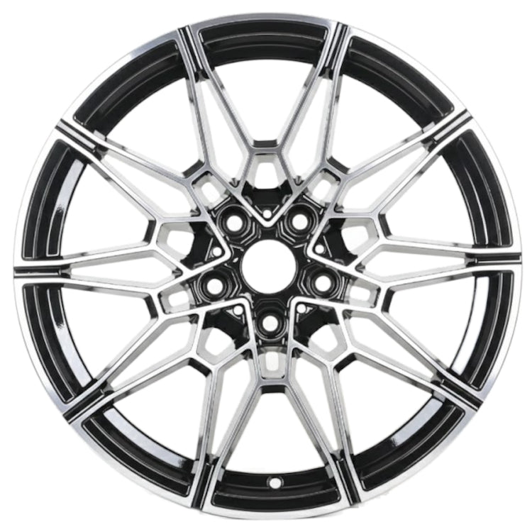 IPW W718 Black Machined Wheel