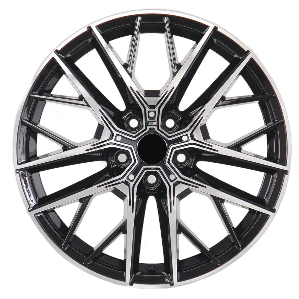 IPW W744 Black Machined Wheel