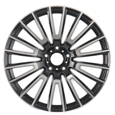 IPW W8001 Black Machined Wheel