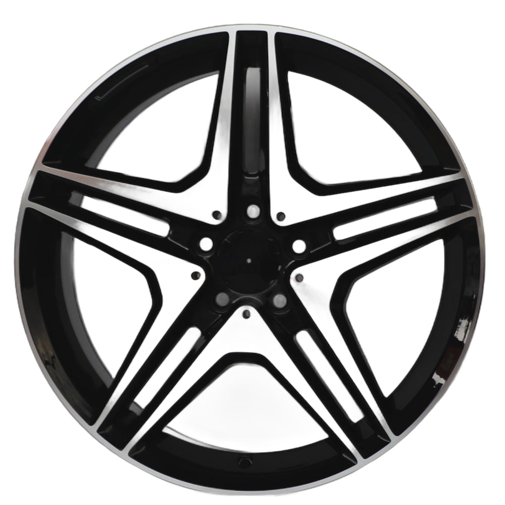 IPW W828 Black Machined Wheel