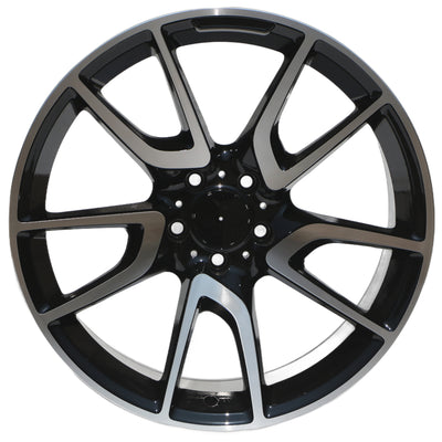 IPW W839 Black Machined Wheel