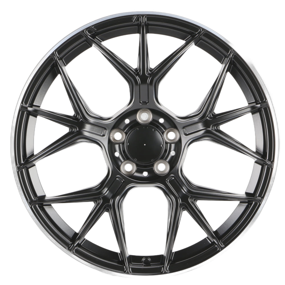 IPW W871 Black Machined Wheel