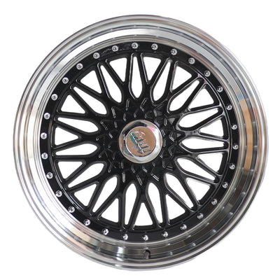 IPW W883 Black Machined Wheel