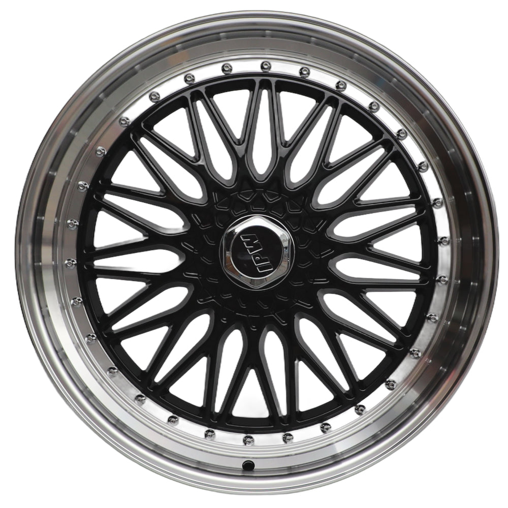 IPW W885 Black Machined Wheel