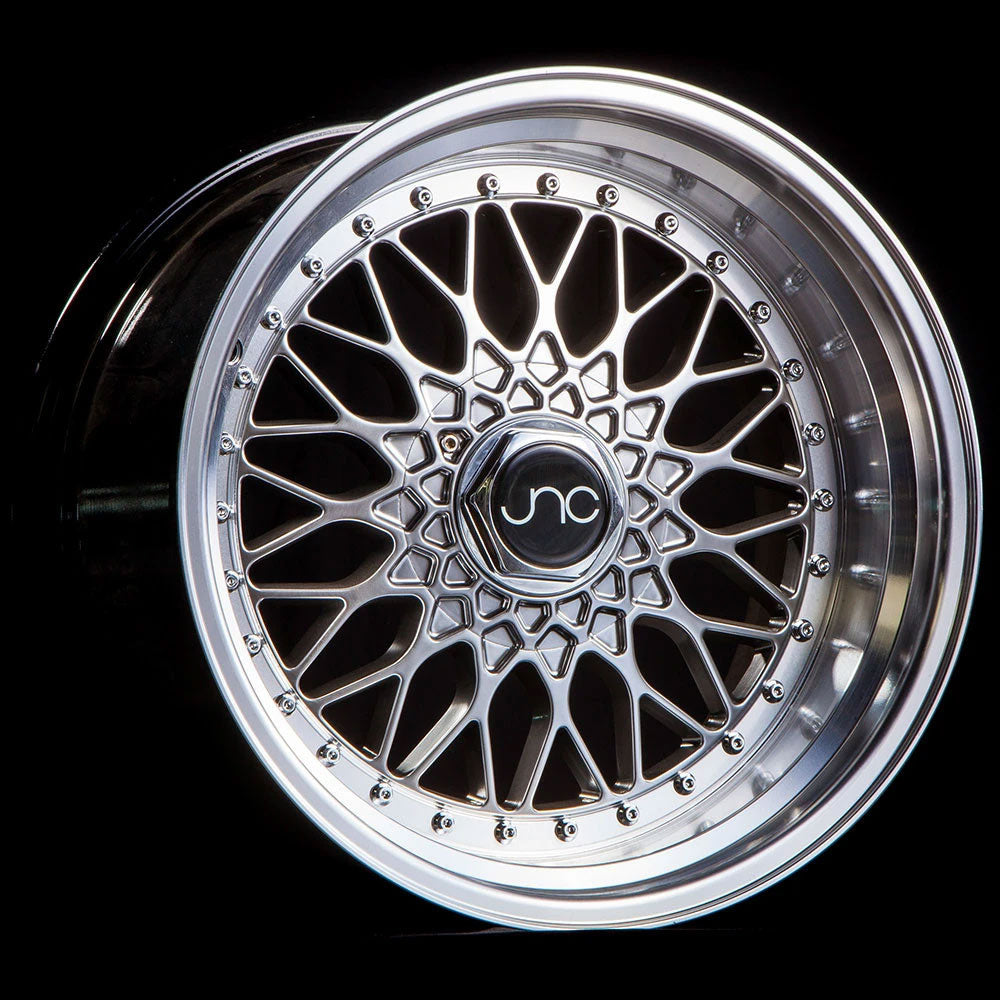 JNC JNC004 15x8 +20mm Hyperblack with Machined Edge