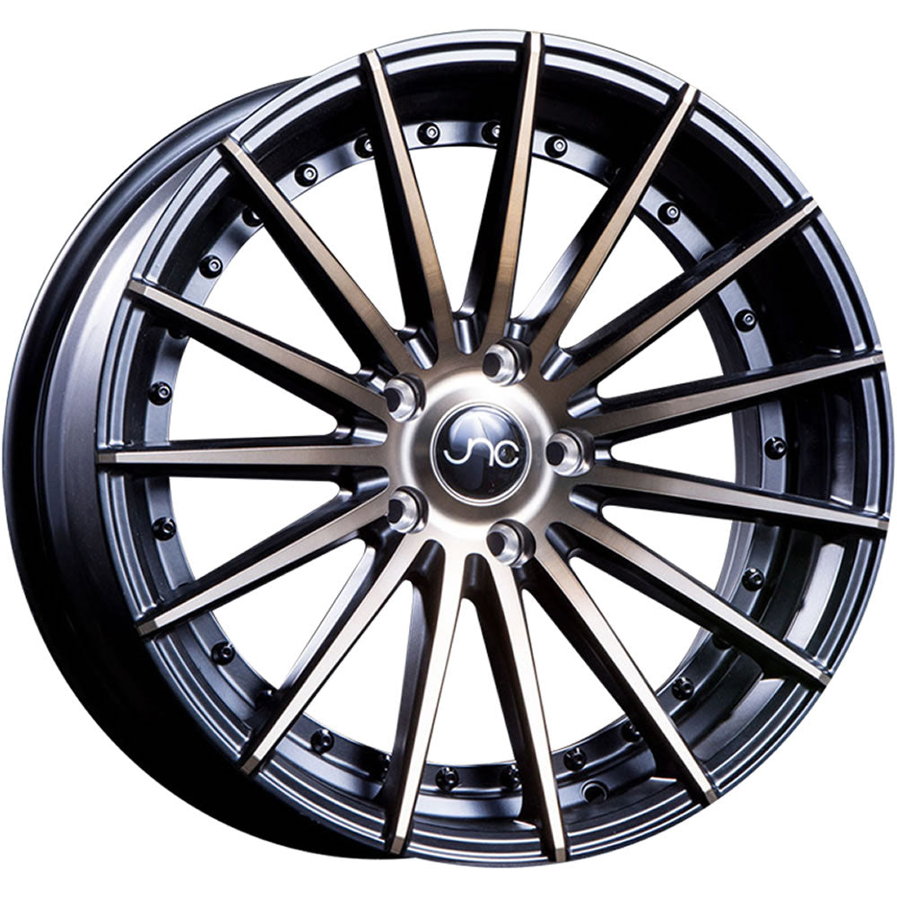 JNC JNC042 Black Bronze Machined Wheel