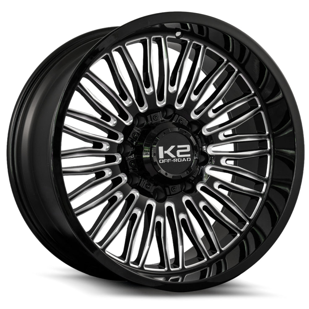 K2 Offroad Flux Black Milled Wheel