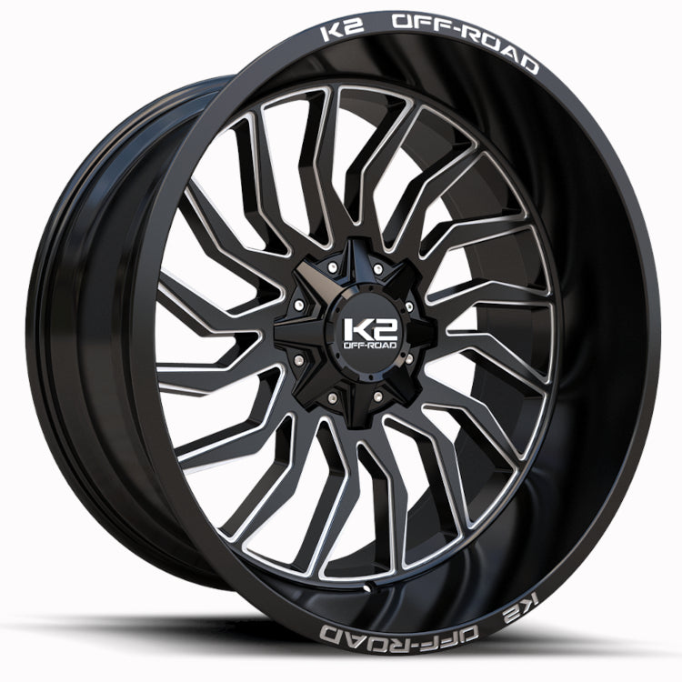 K2 Offroad Monarch Black Milled Wheel