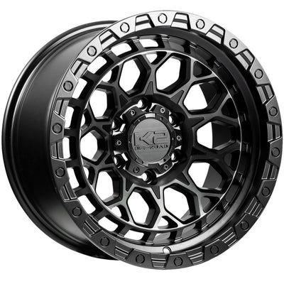 K2 Offroad Punisher Black Machined Wheel