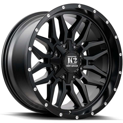 K2 Offroad Rage Matte Black Wheel