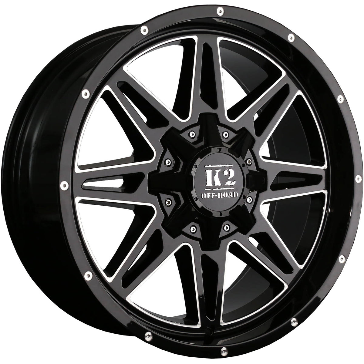 K2 Offroad Renegade Black Milled Wheel