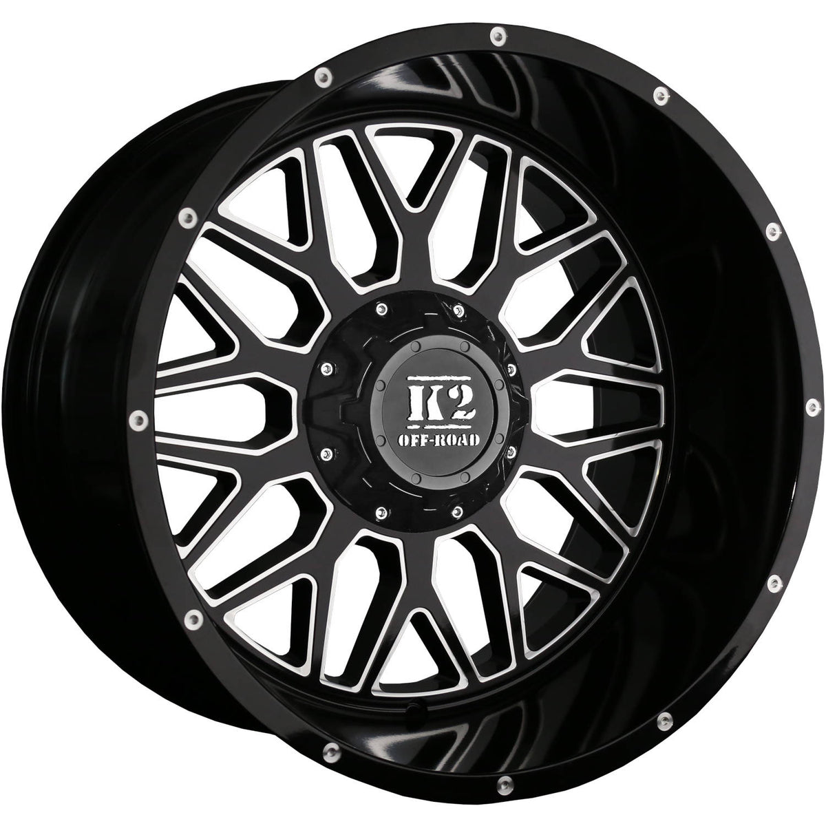 K2 Offroad Warrior Black Milled Wheel