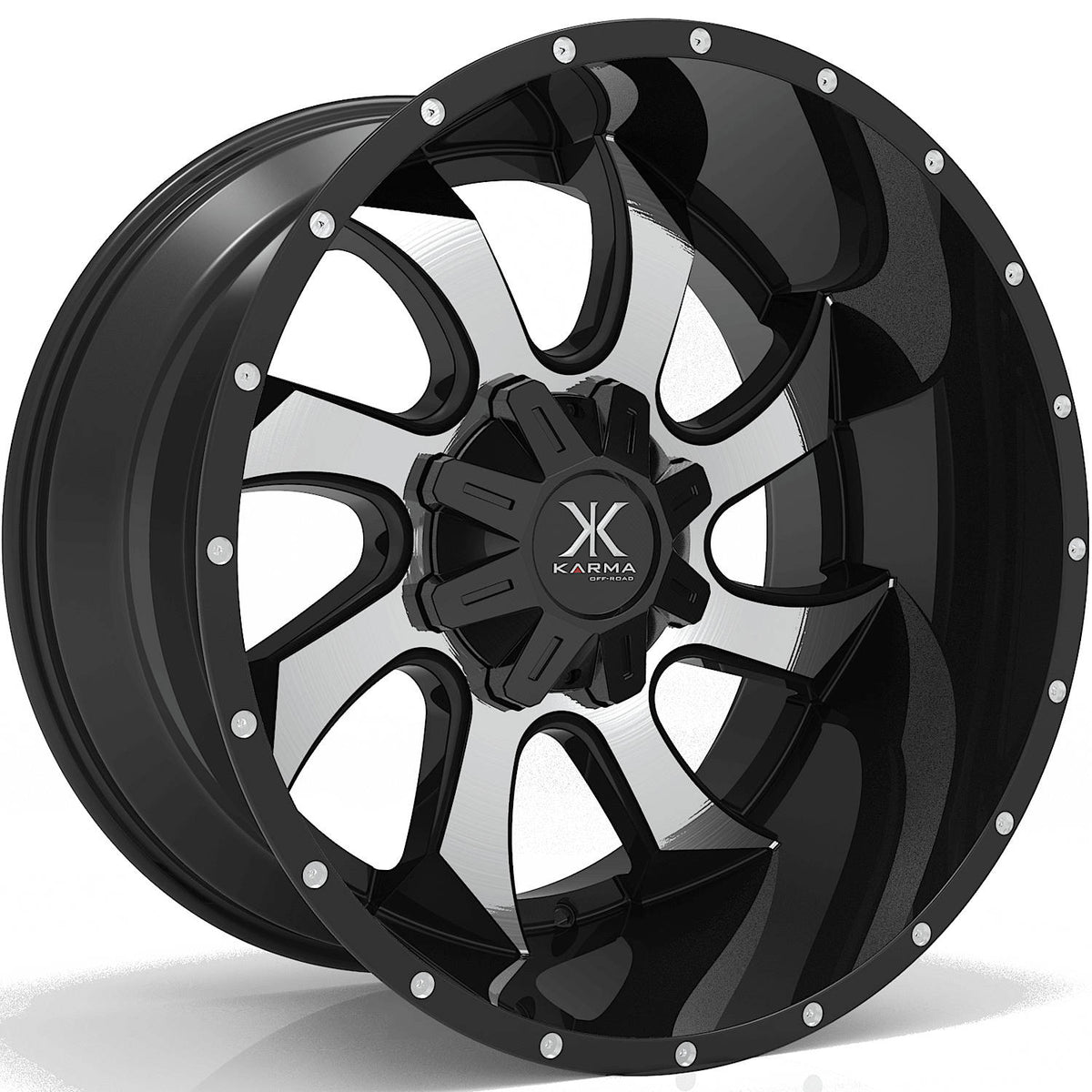 Karma Offroad K27 Black Machined Wheel
