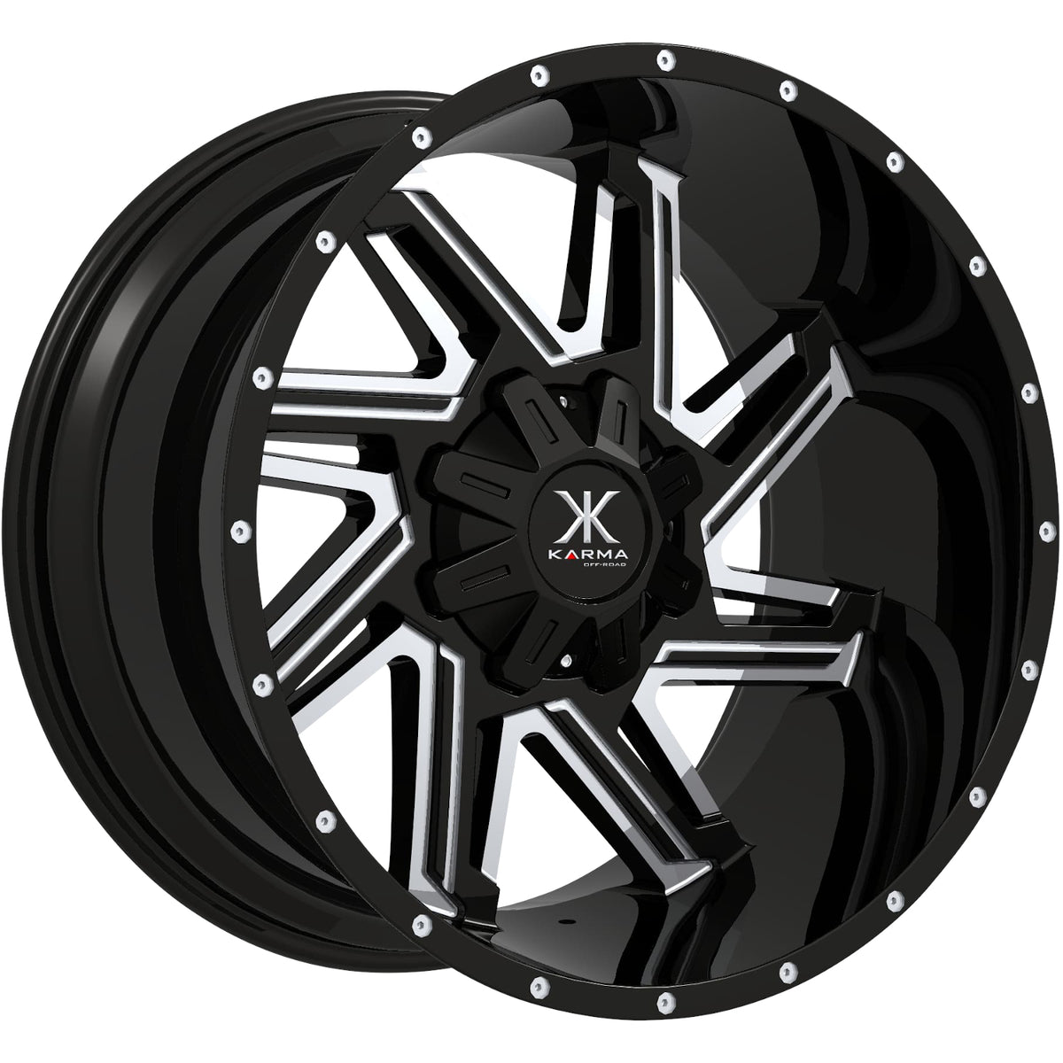 Karma Offroad K29 Black Milled Wheel