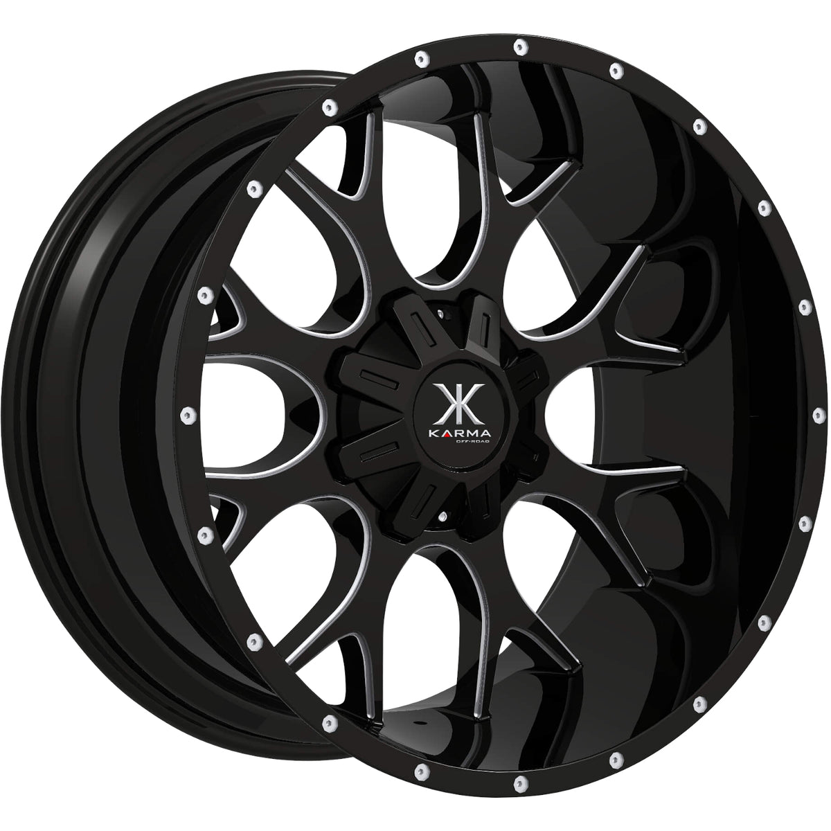 Karma Offroad K31 Black Milled Wheel