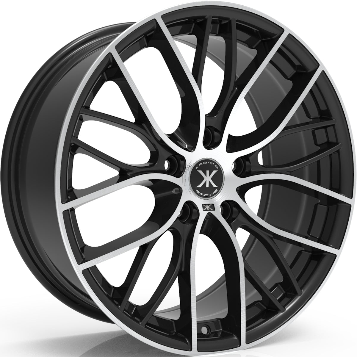 Karma Racing KR-102 Black Machined Wheel