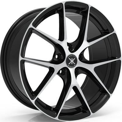 Karma Racing KR-104 Black Machined Wheel