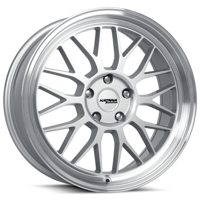 Katana KR06 Silver Machined Wheel