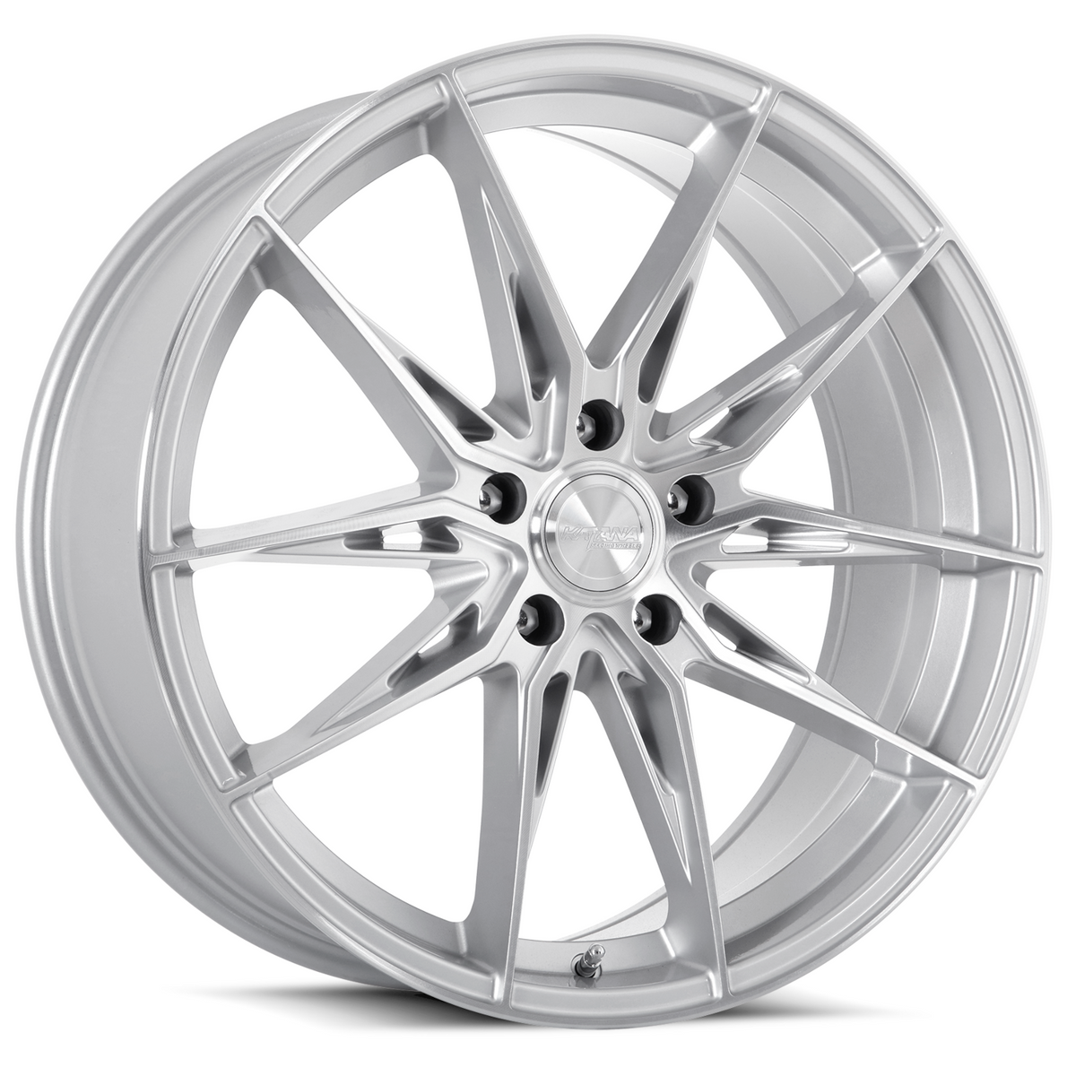 Katana KR10 Silver Machined Wheel