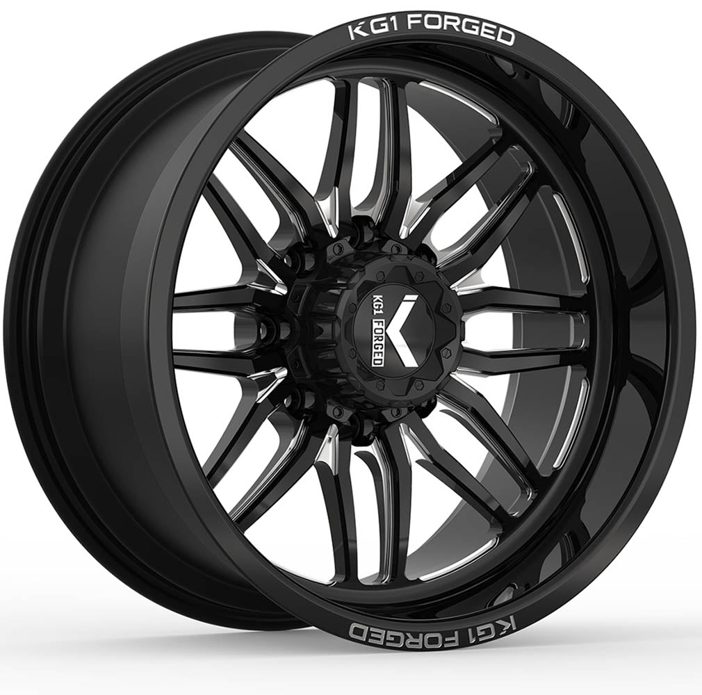KG1 Forged Aristo Black Milled Wheel