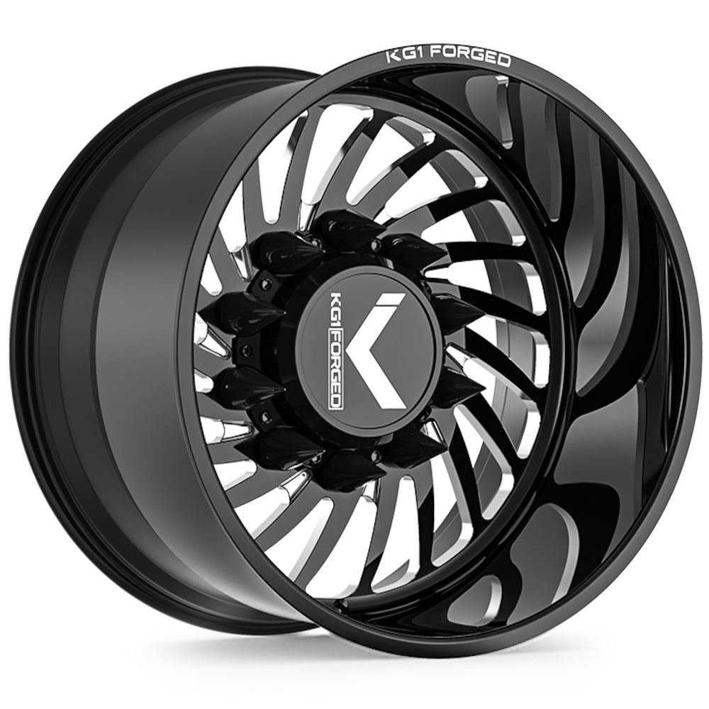 KG1 Forged Bender-S Black Milled Wheel