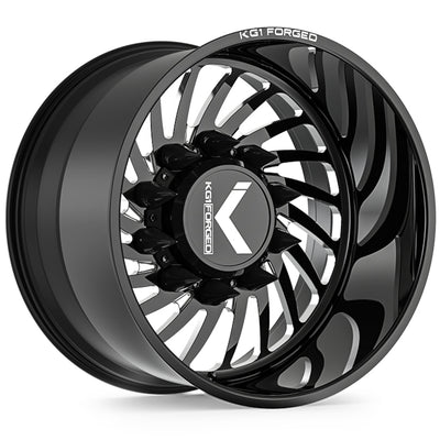 KG1 Forged Bender-S Black Milled Wheel