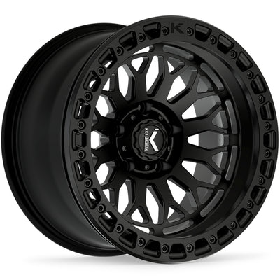 KG1 Forged Diamondhead Beadlock Black Wheel