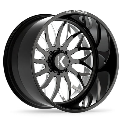 KG1 Forged Galactic Black Milled Wheel