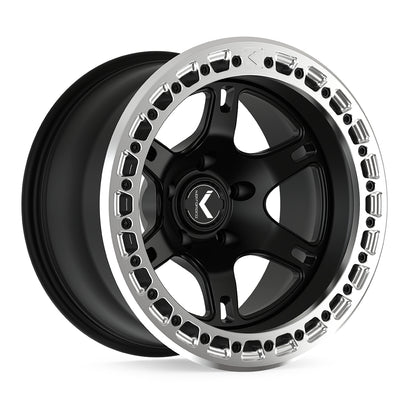 KG1 Forged Heral Beadlock Black Wheel