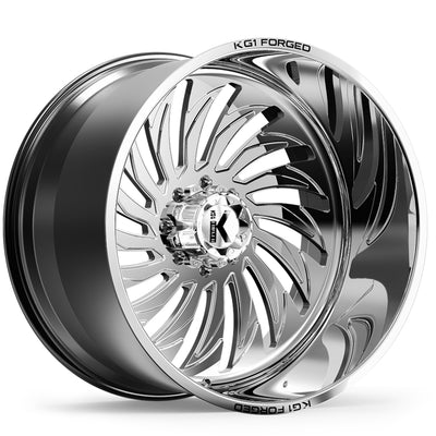 KG1 Forged Hurricane Polished Wheel