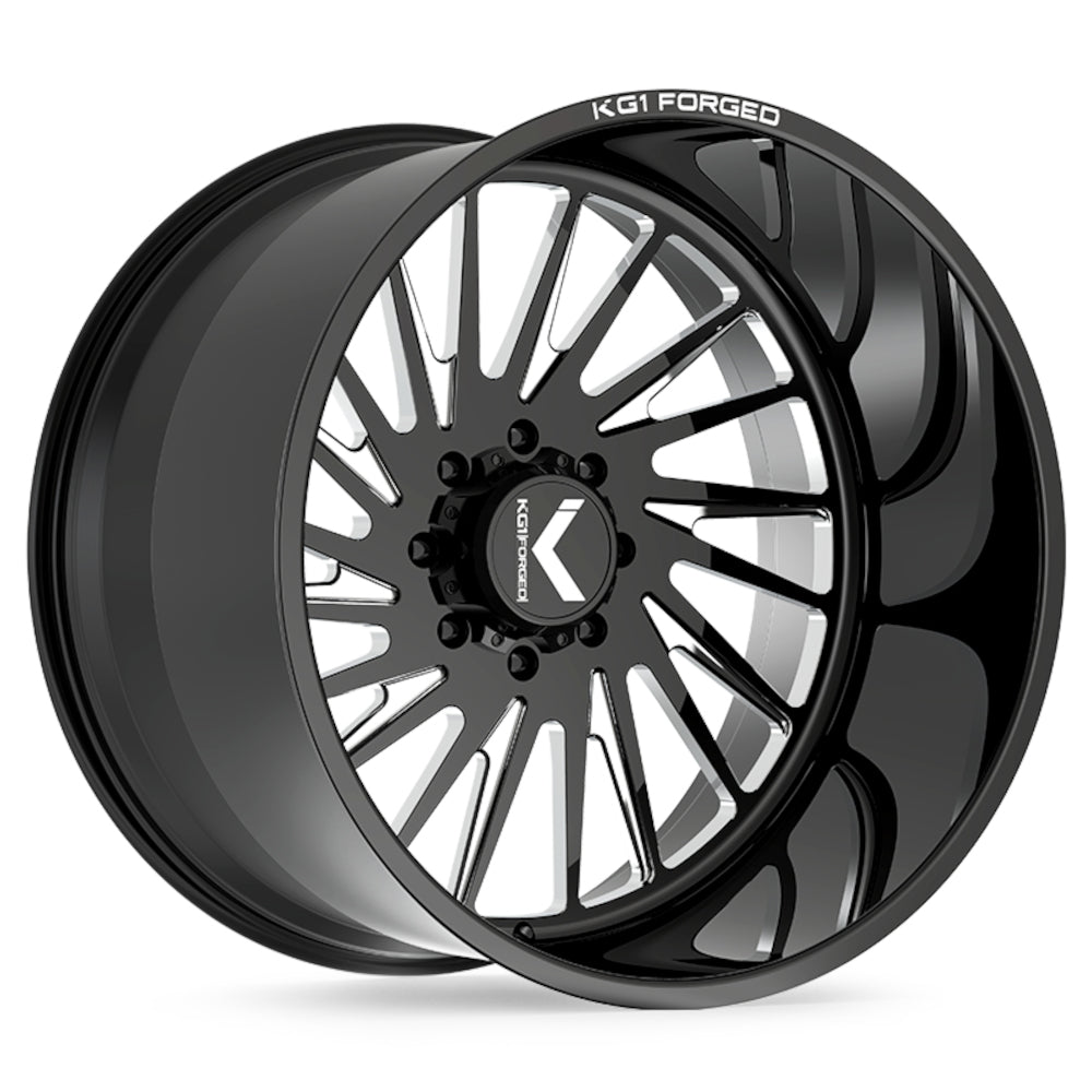 KG1 Forged Javelin Black Milled Wheel