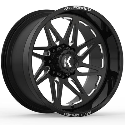 KG1 Forged Kala Black Milled Wheel