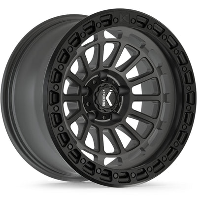 KG1 Forged Lifter KO620 20x9.5 0mm Matte Anthracite with Black Lip