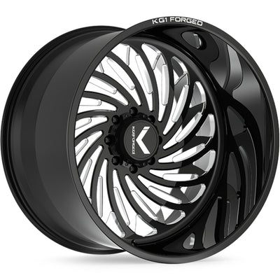 KG1 Forged Phantasy Black Milled Wheel