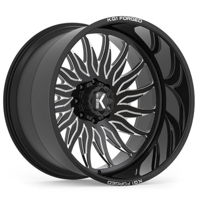 KG1 Forged Phoenix Black Milled Wheel