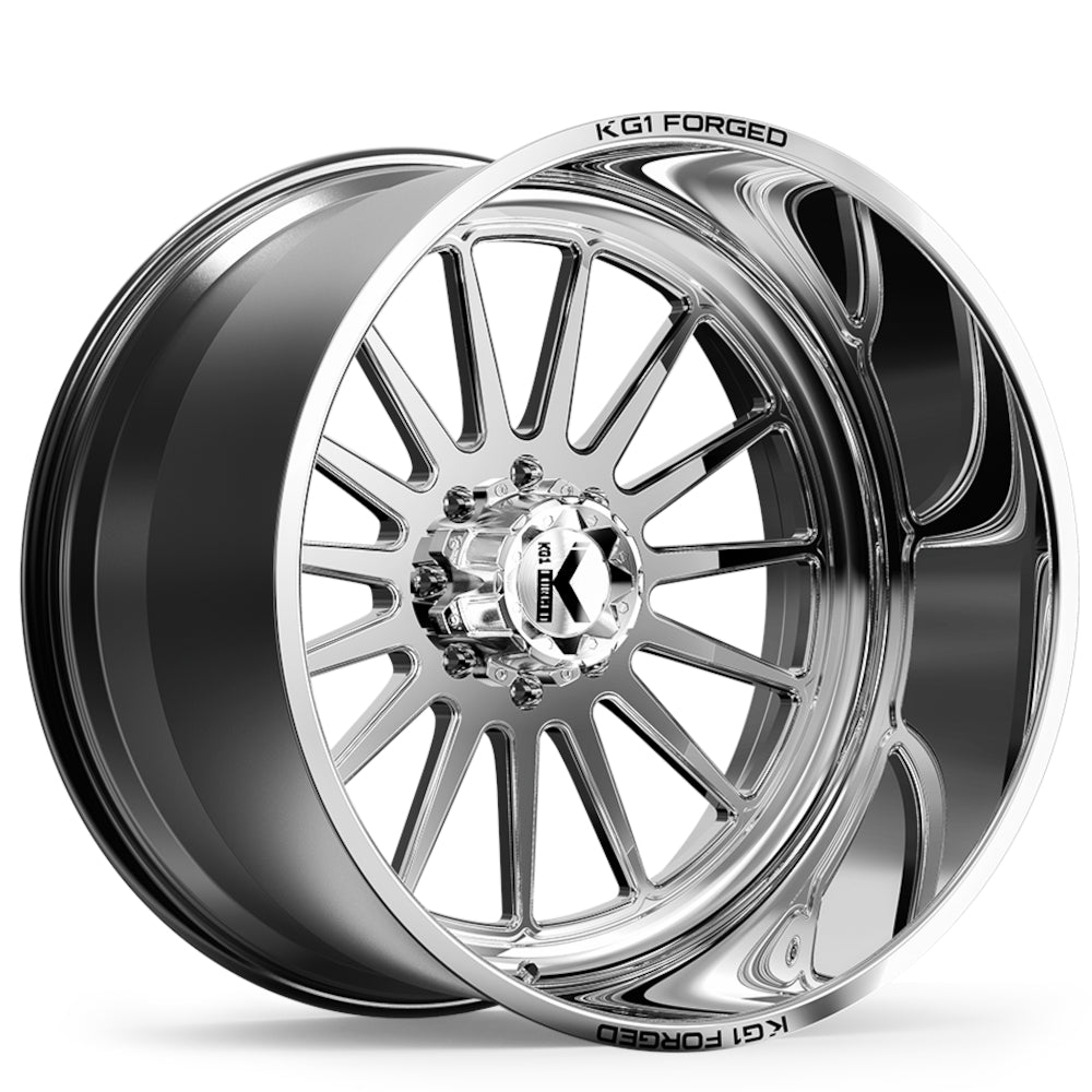 KG1 Forged Rays Polished Wheel