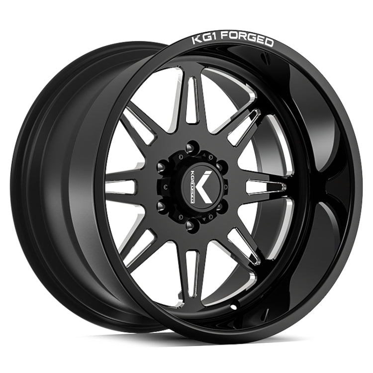 KG1 Forged Vamp Black Milled Wheel