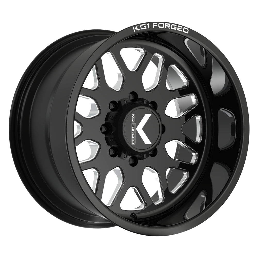 KG1 Forged Veteran Black Milled Wheel