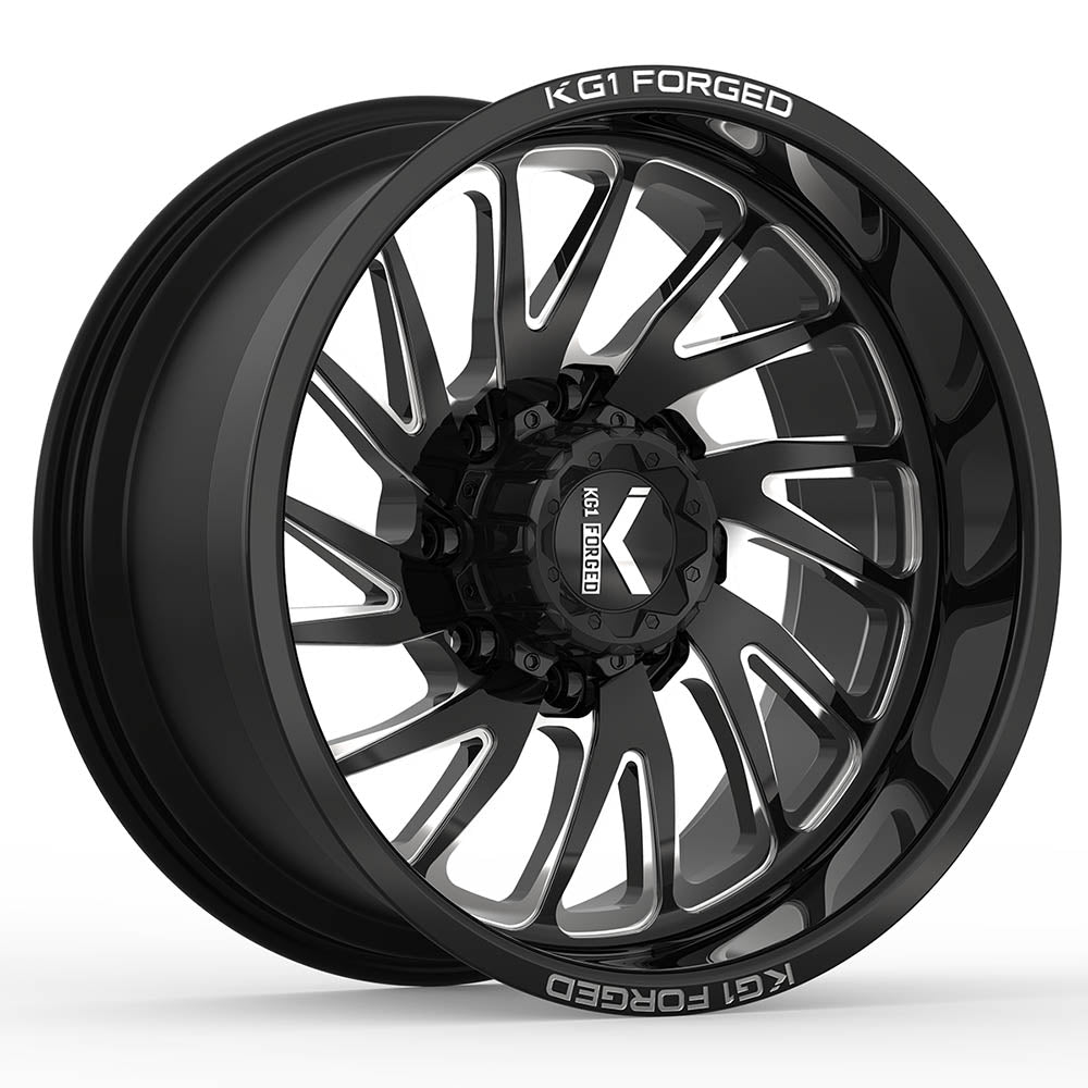 KG1 Forged Vile Black Milled Wheel