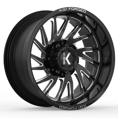 KG1 Forged Vile Black Milled Wheel