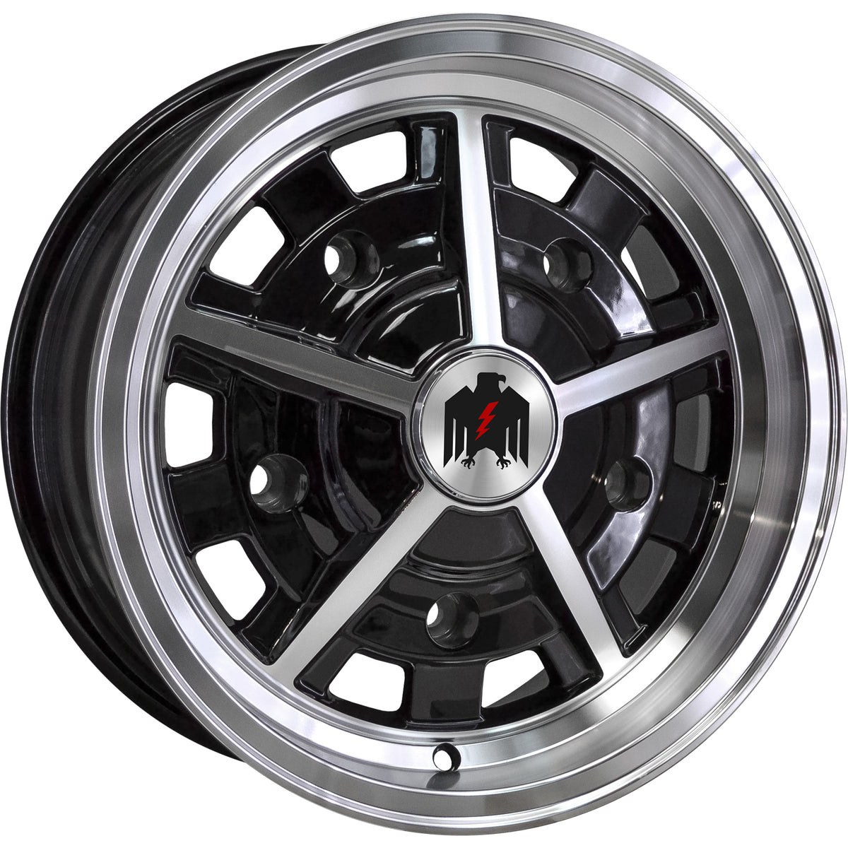 Klassik Rader Rally Black Machined Wheel