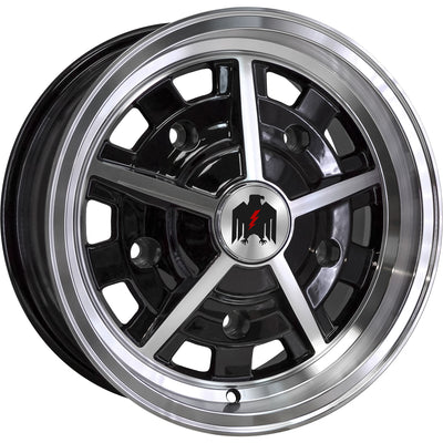 Klassik Rader Rally Black Machined Wheel