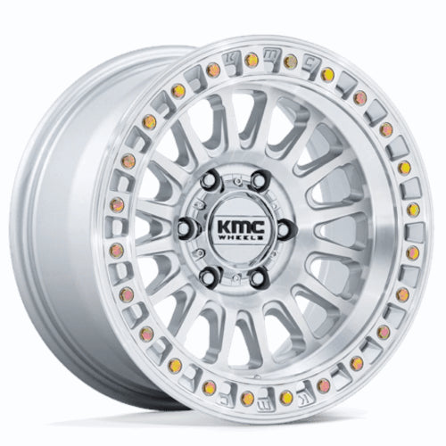KMC KM552 Silver Machined Wheel