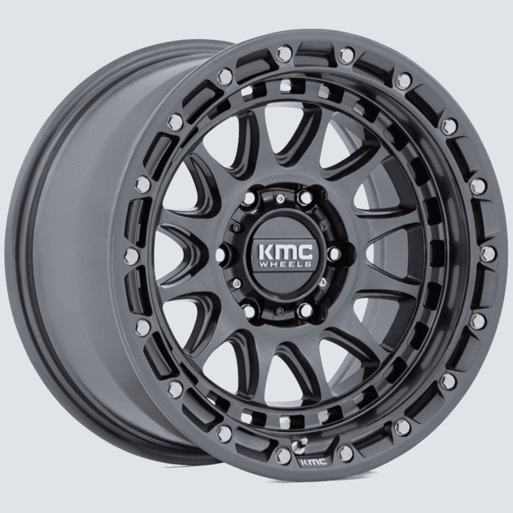 KMC KM556 Gloss Gunmetal Wheel