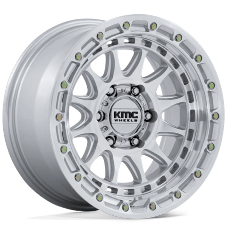 KMC KM556 Silver Machined Wheel